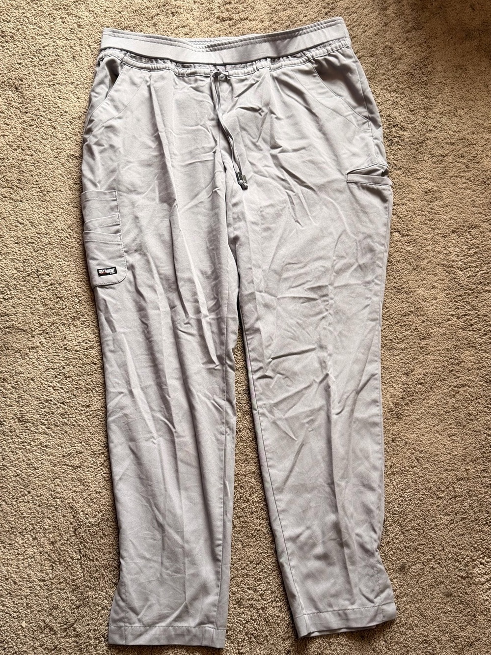 Barco Uniforms Women's Light Gray Scrub Jogger Pants: Greys Anatomy Line